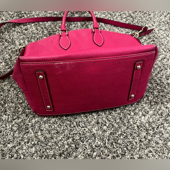 Dooney and Bourke pink leather shoulder bag - Picture 5 of 9